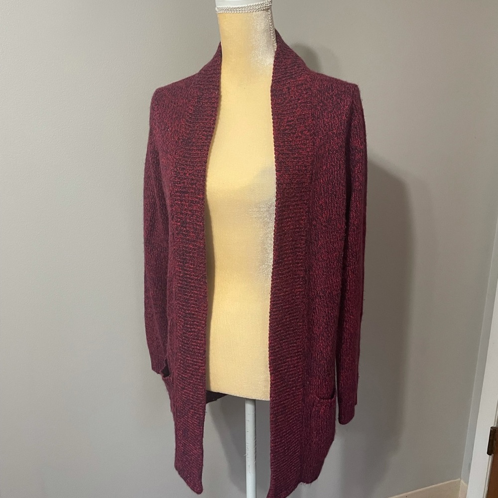 H&M Basic Cardigan, woven Red